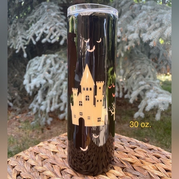 NEW Glow in the dark Halloween Skeletons Stainless Steel Insulated Tumbler - Picture 2 of 8